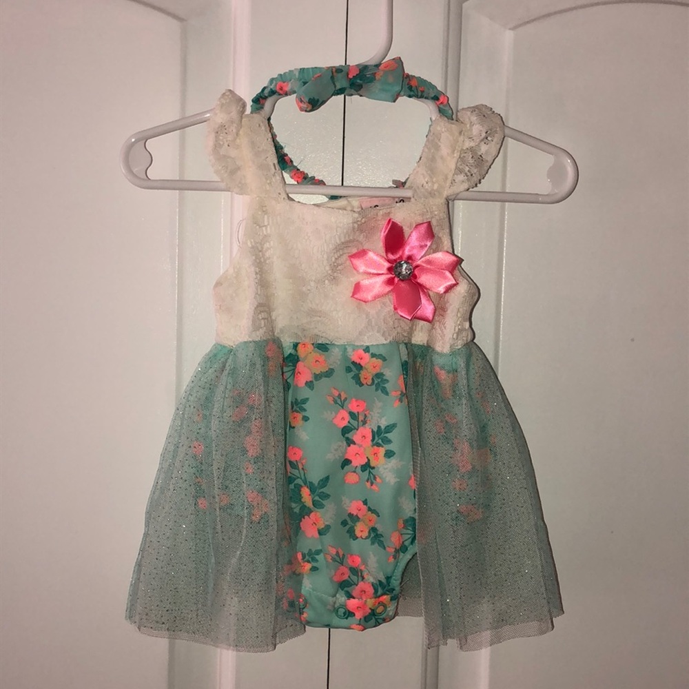 BRAND NEW Little Lass Baby Bathing Suit 3-6months